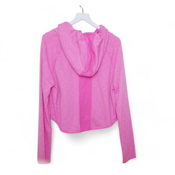 Under Armour Pink Semi-Fitted Crop Hoodie Style #1243125 - Picture 5 of 9